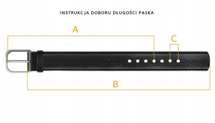 pasek wąski bom-p1 black 120