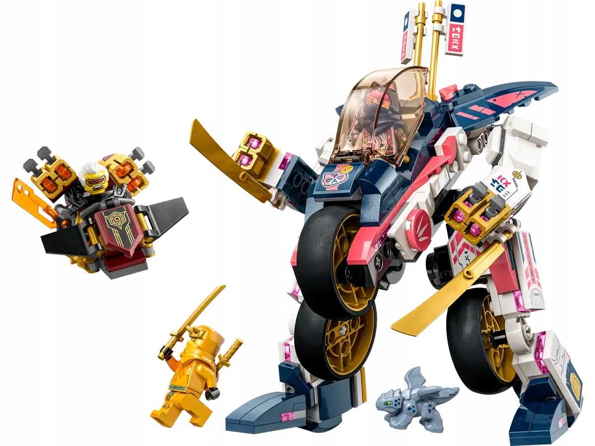 71792 - lego ninjago - mech sory zmieniający się w motocykl wyścigowy