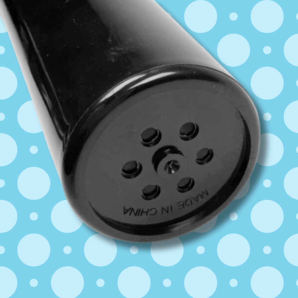 czarna pompka ręczna idealna do nadmuchiwania skoczków balonów mała