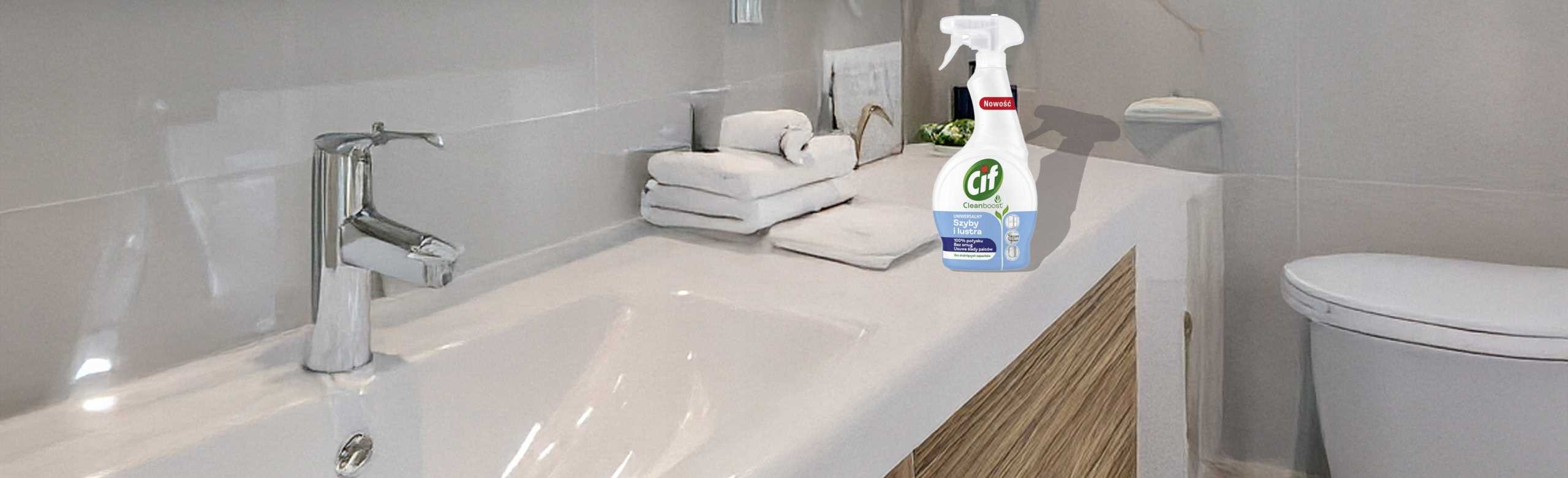 cif cleanboost uniwersalny płyn do szyb i luster 500ml