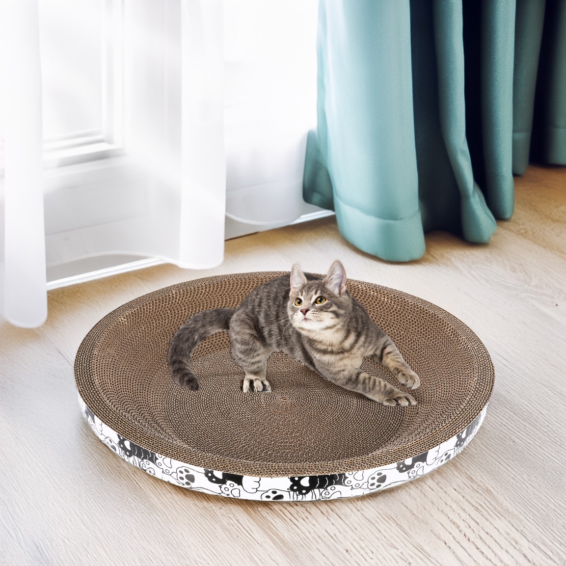 drapak dla kota  tekturowy  legowisko do drapania leżak kartonowy dla kotów