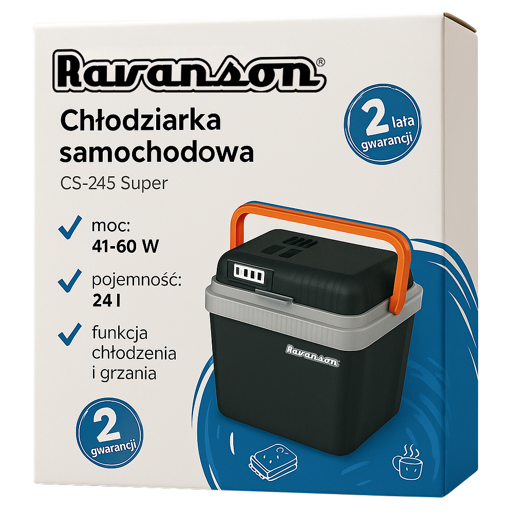 lodówka turystyczna ravanson cs-24s super