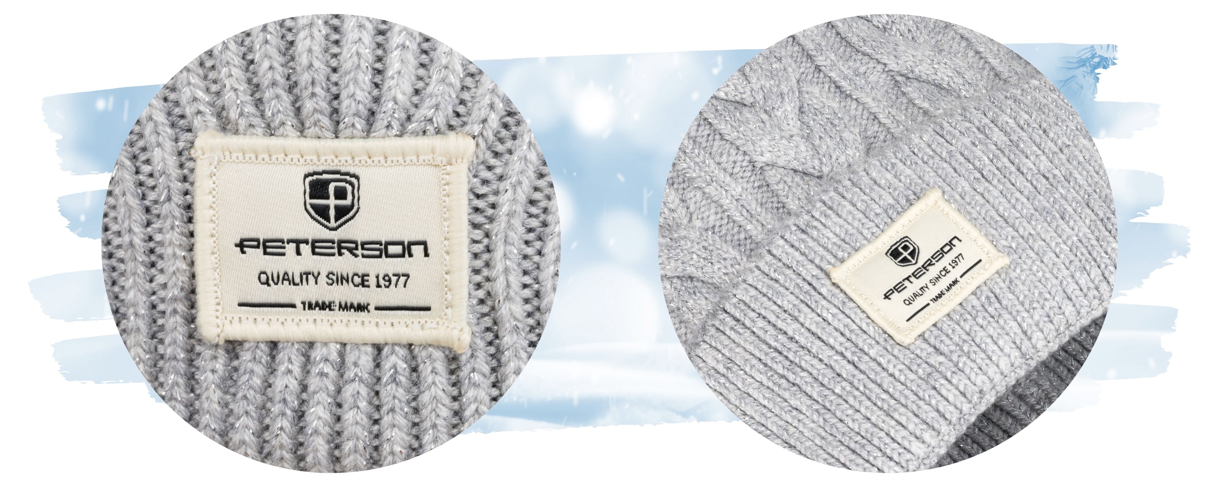 czapka ptn hat-06-7675 grey