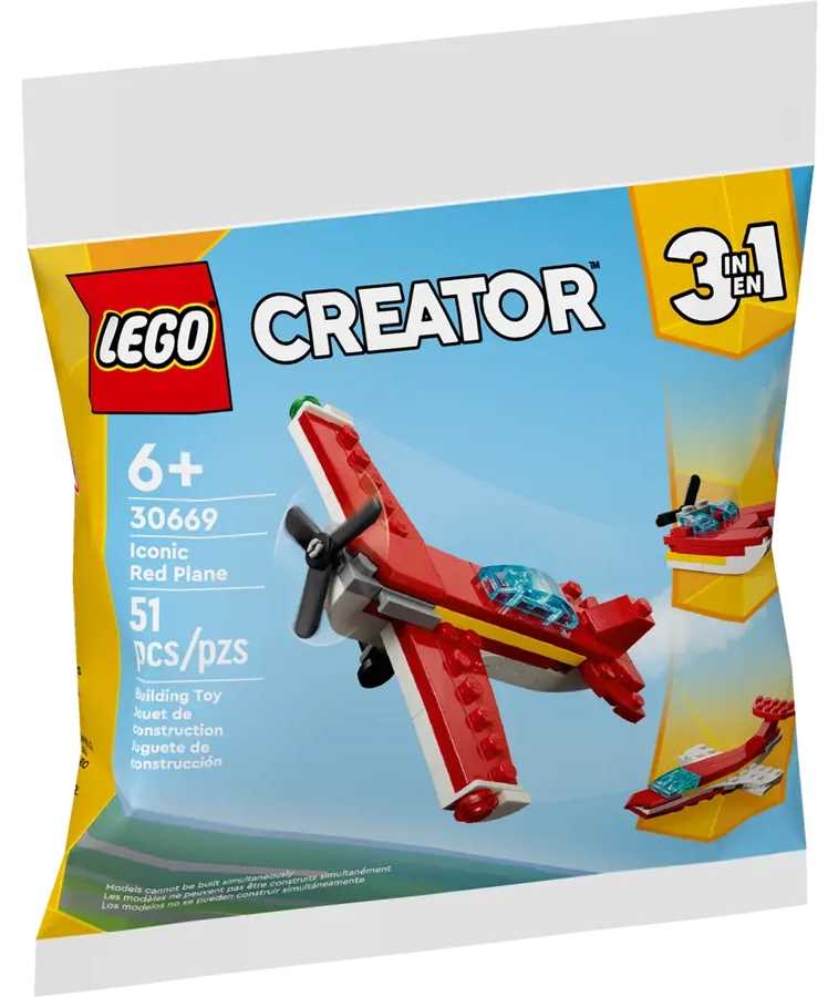 30669 - lego creator - kultowy czerwony samolot