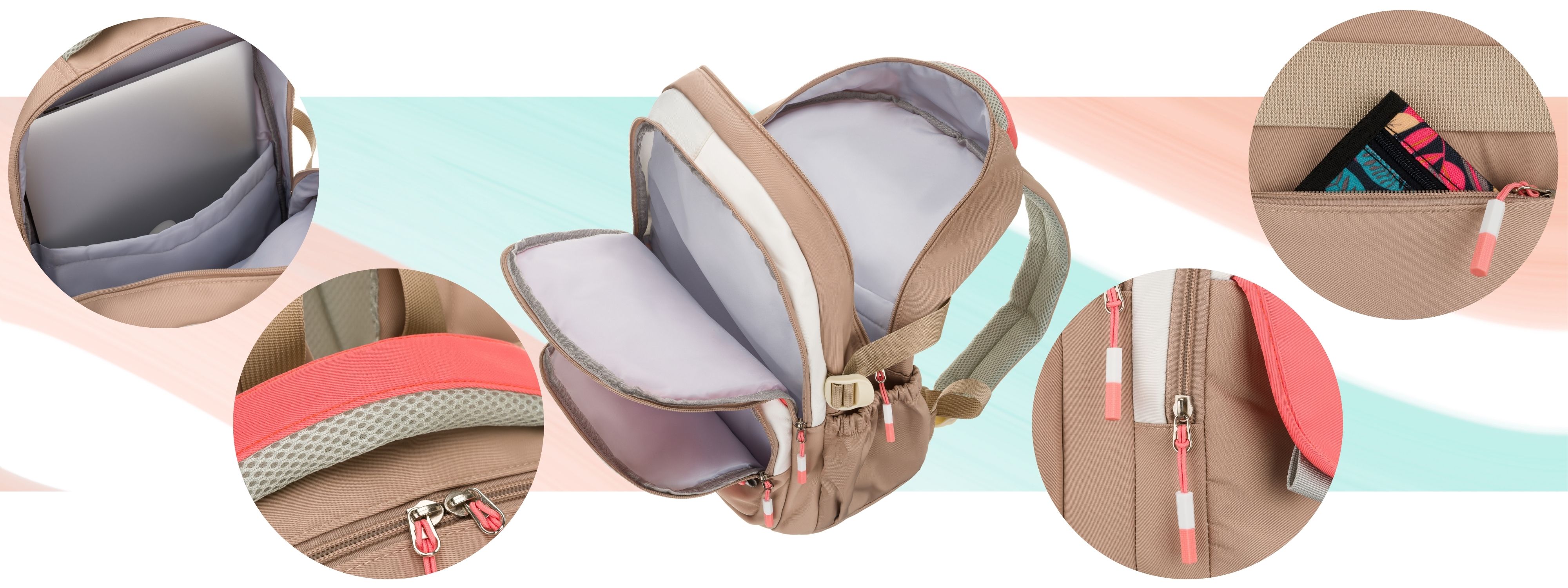 plecak ptn 8592-1372 beige