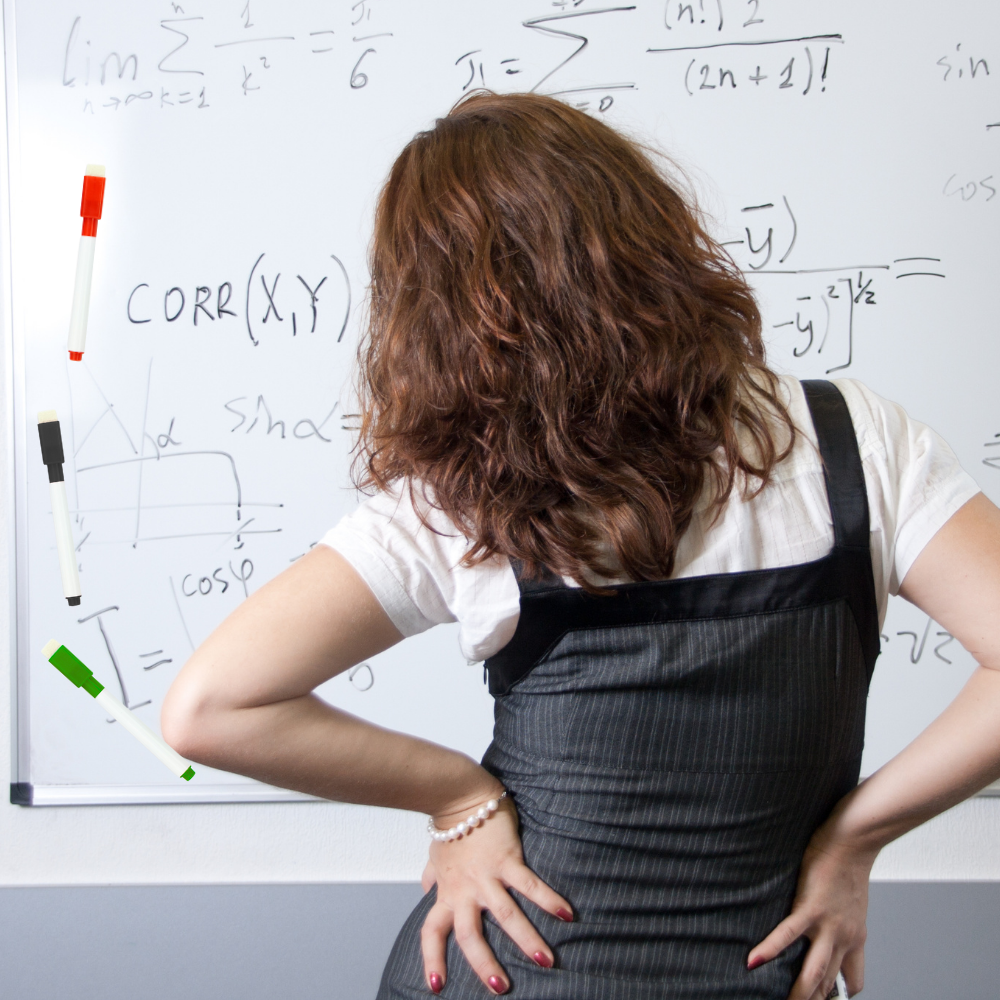 markery do tablicy suchościeralnej z magnesem suchościeralne pisaki 4szt