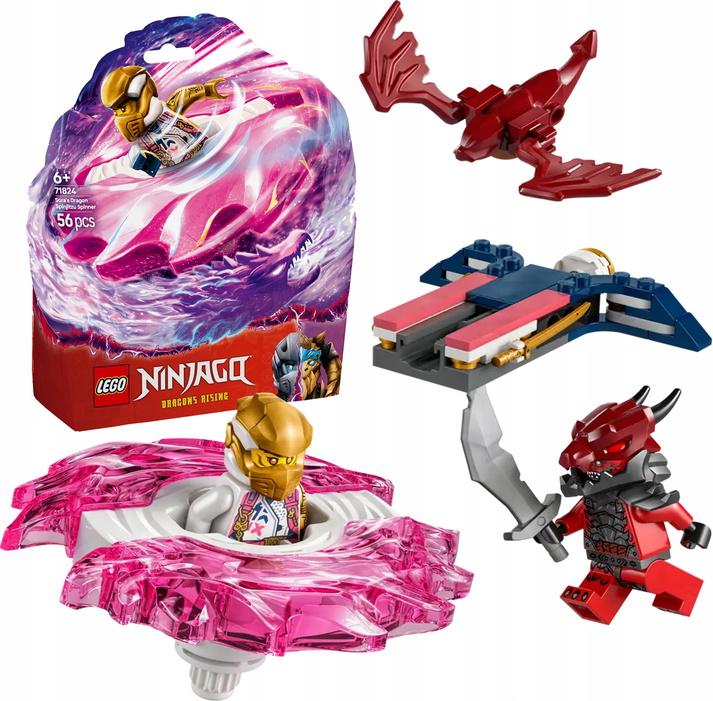 71824 - lego ninjago - smoczy spinner spinjitzu sory
