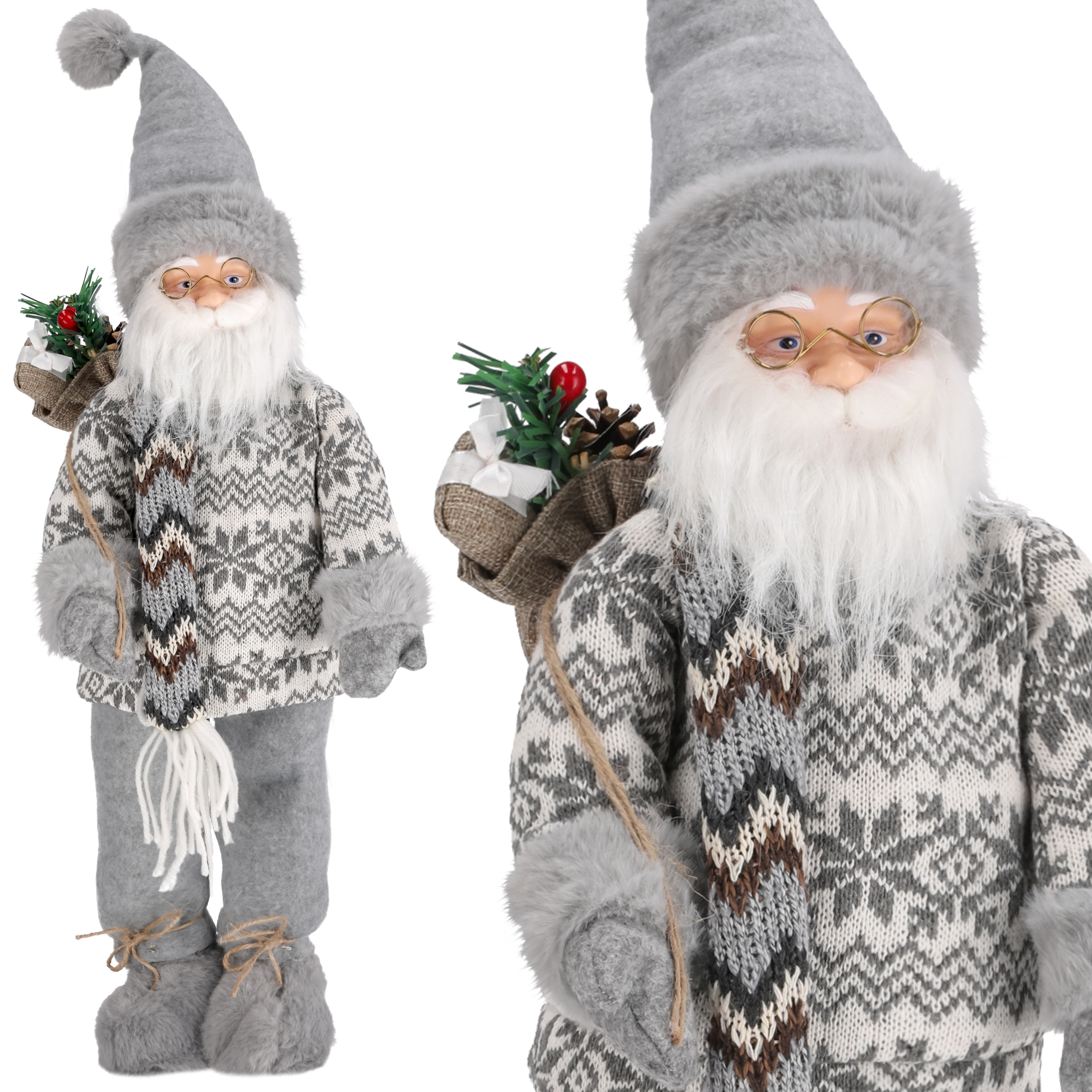 mikołaj świąteczny święta skandynawski duży figurka dekoracja jumihome