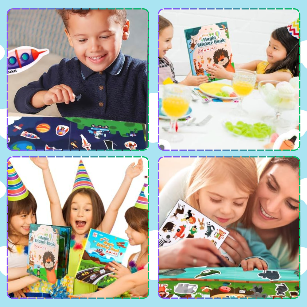 książeczka z naklejkami pojazdami sensoryczna dla dzieci edukacyjna drogi