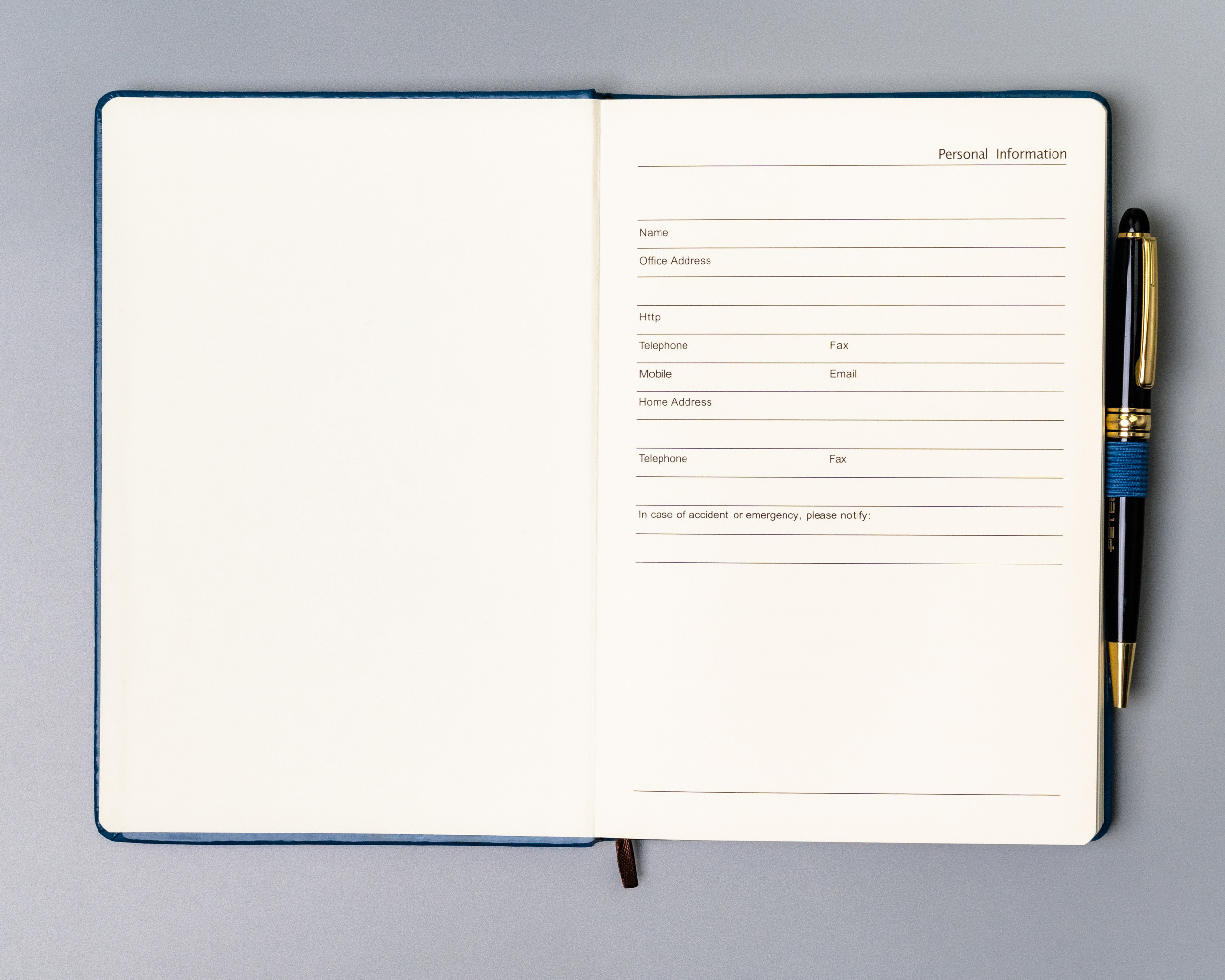 notes ptn not-6-ln-52-9072 navy