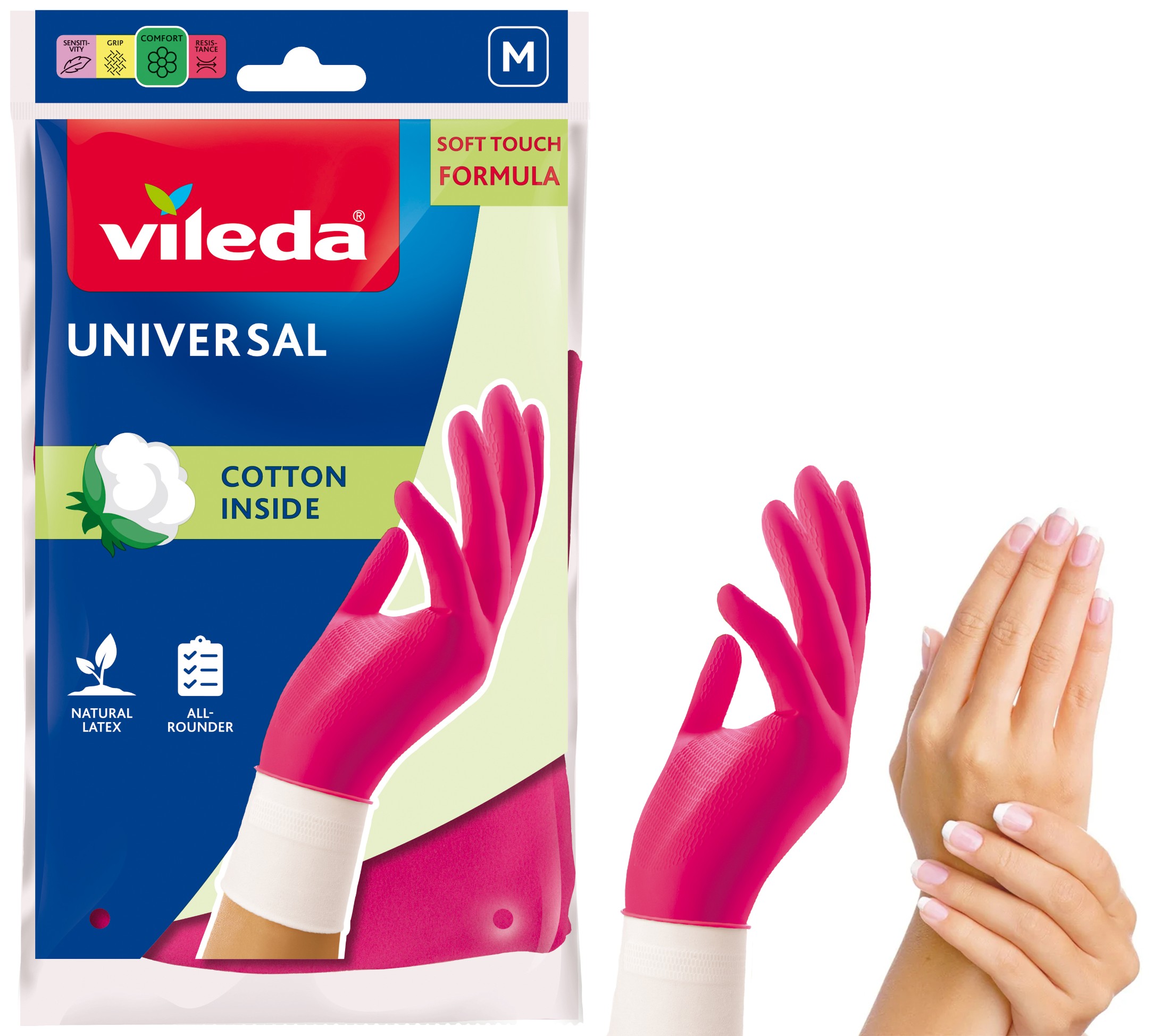 rękawice vileda universal "m"