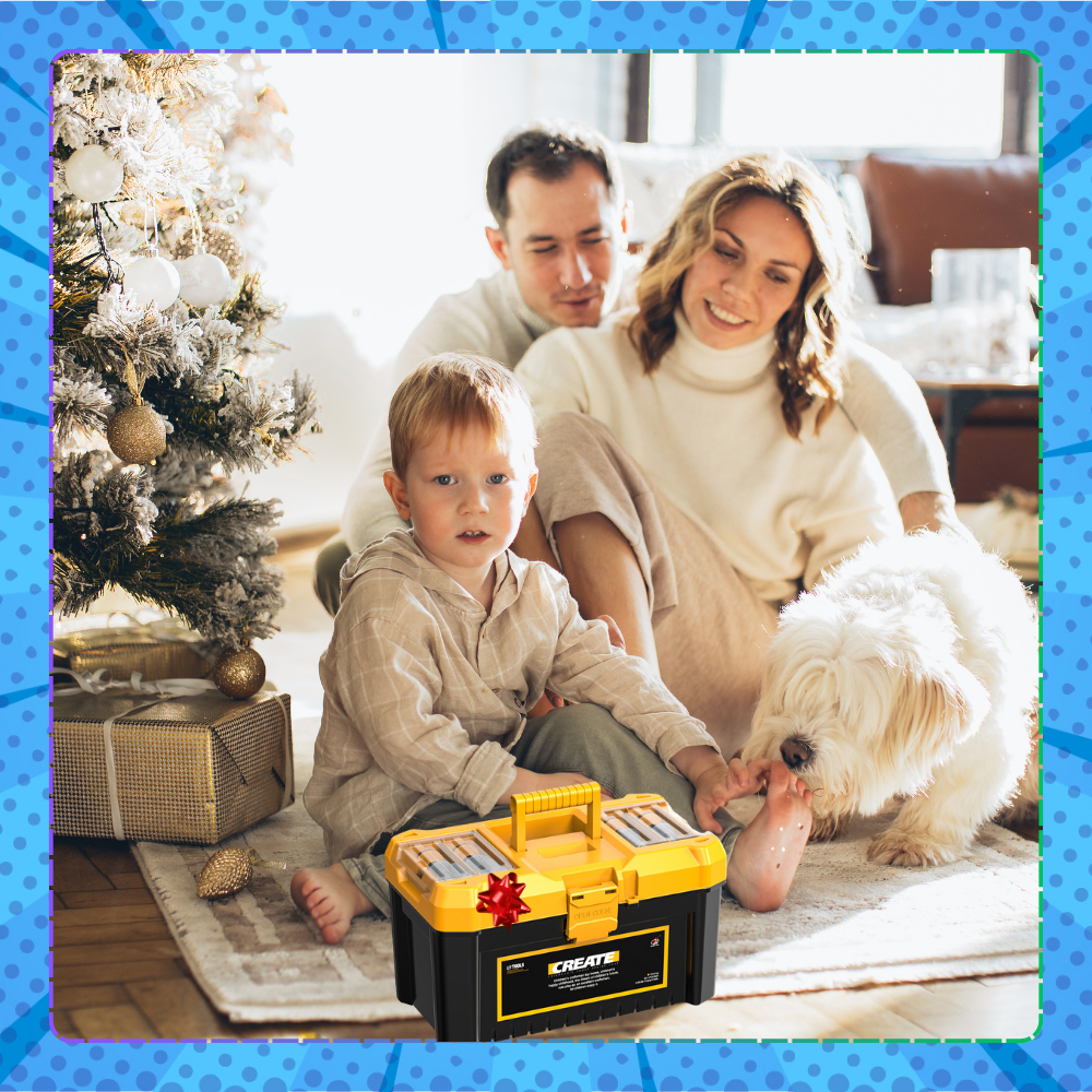 duży zestaw skrzynka z narzędziami dla dzieci wkrętarka majsterkowicz