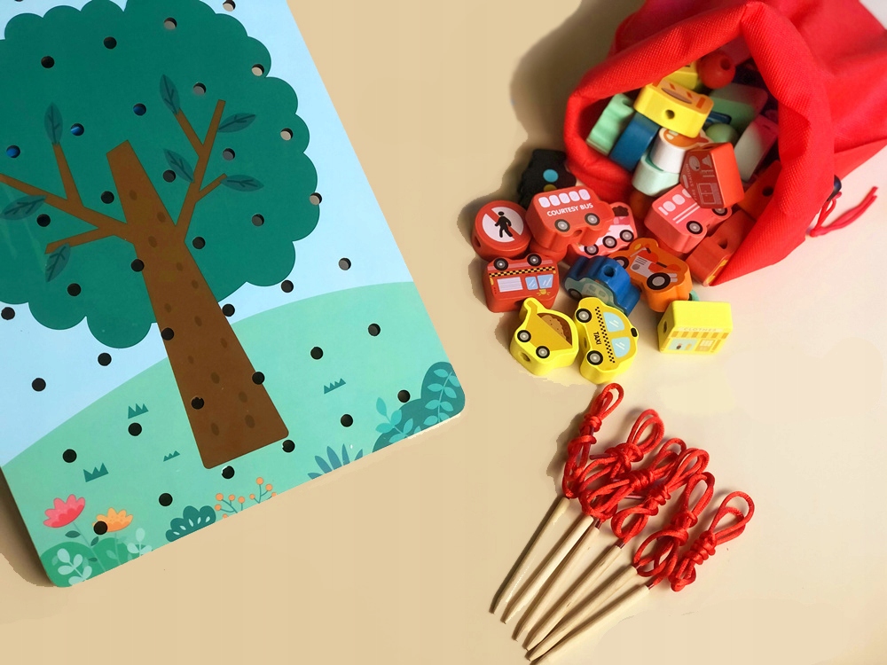 klocki cyferki drzewo jhtoy-988