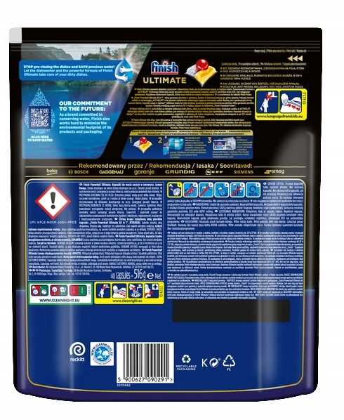 finish kapsułki ultimate all-in-1 40 cytrynowe