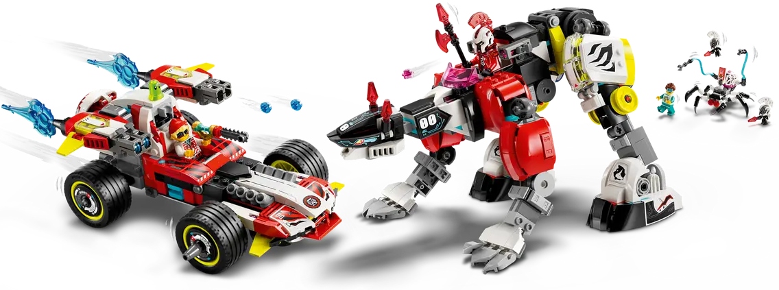 71497 - lego dreamzzz - tygrysi mech coopera i hot rod zero
