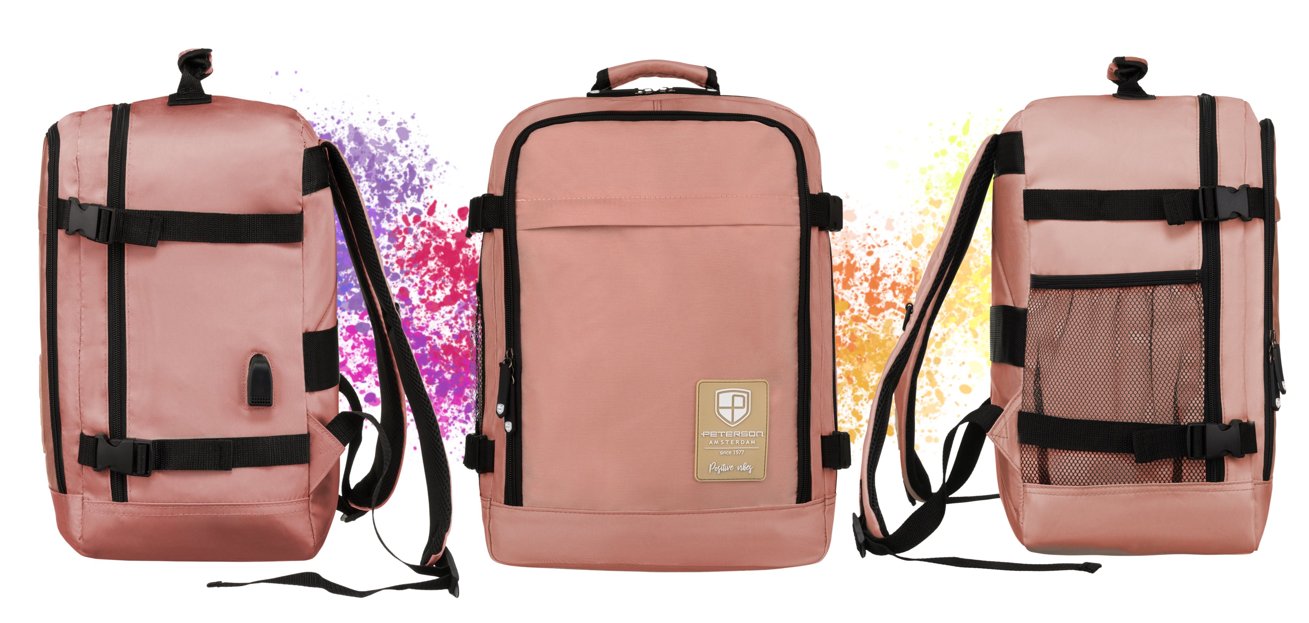 plecak ptn app-6653 pink