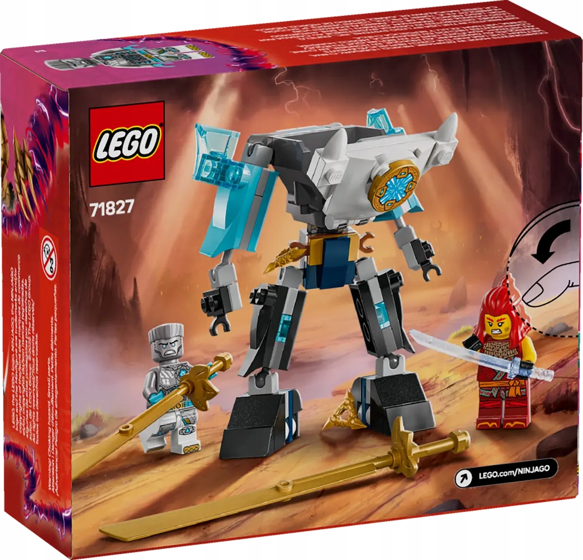71827 - lego ninjago - mech w zbroi bojowej zane'a