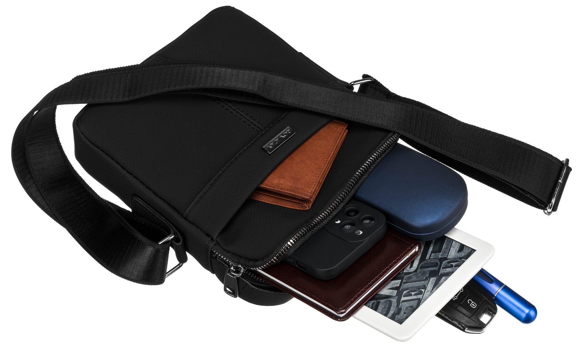 torba męska pu r-e3001-6823 black