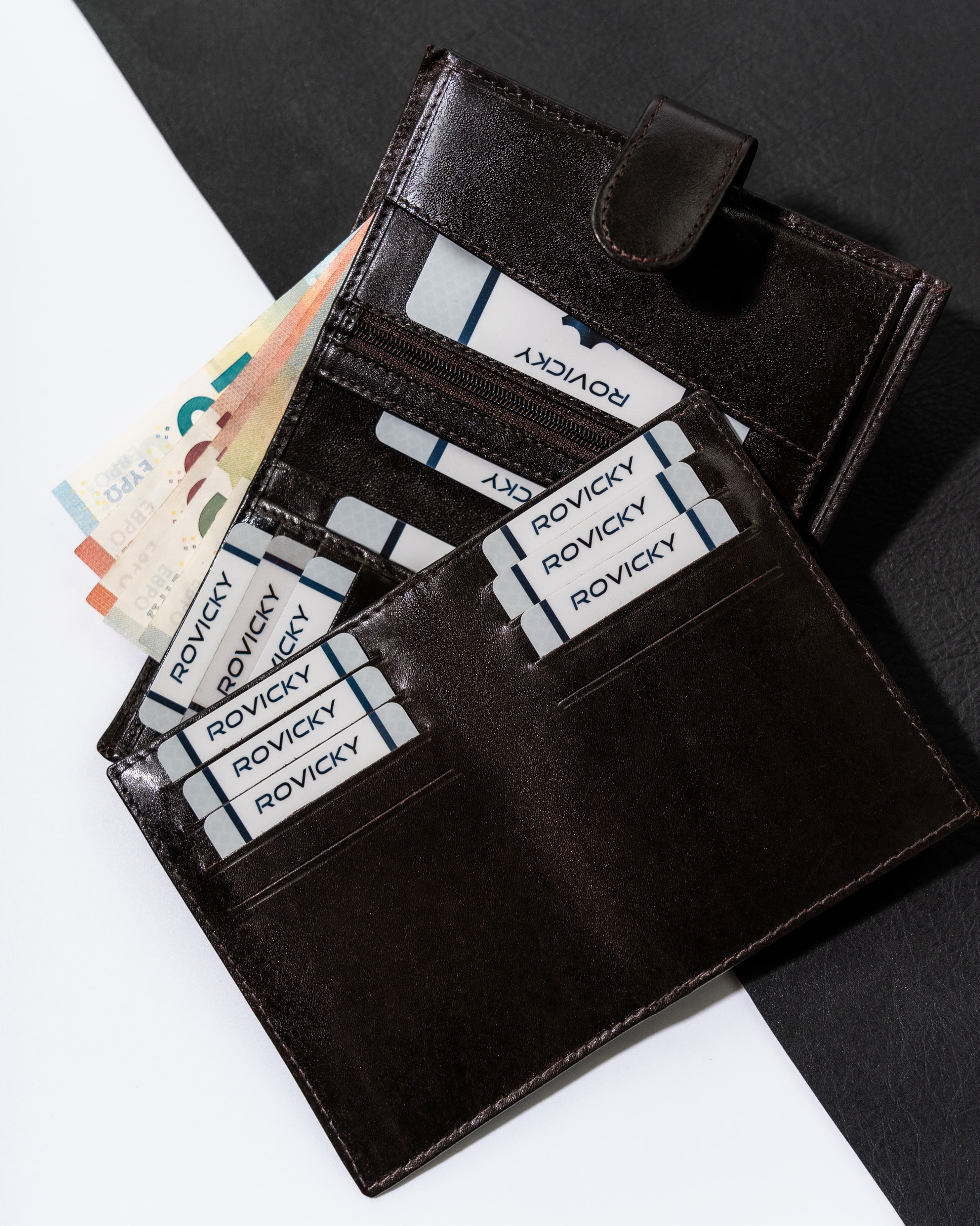 portfel męski skórzany n74l-rvt-2282 d.brown