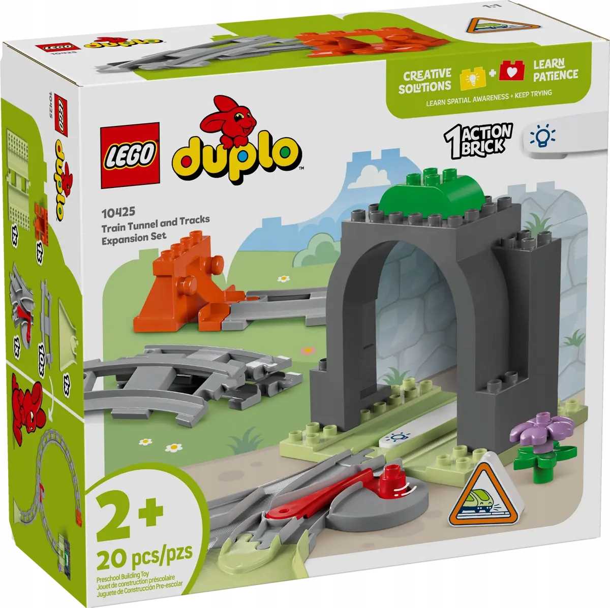 10425 - lego duplo - tunel i tory kolejowe — zestaw rozszerzający