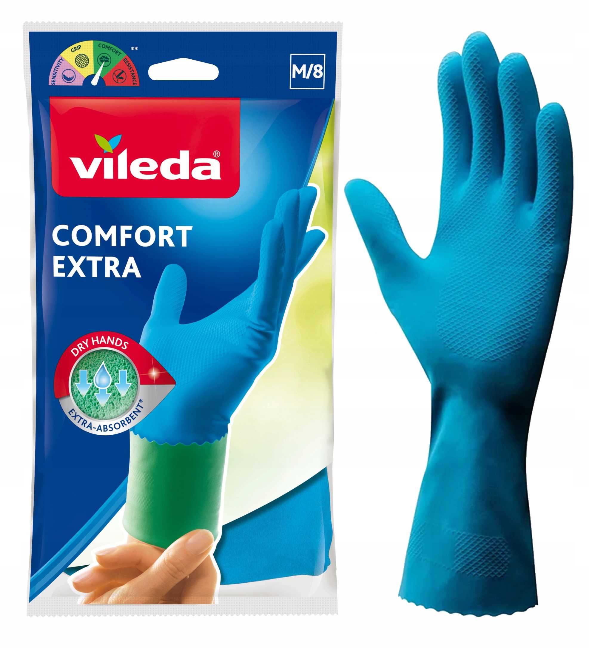 rękawice vileda comfort extra "m"