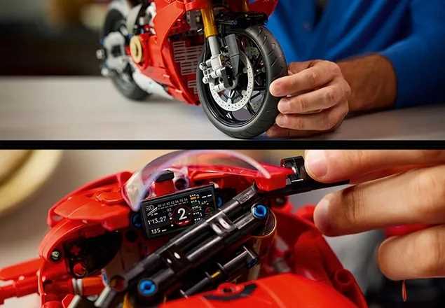 42202 - lego technic - motocykl ducati panigale v4 s