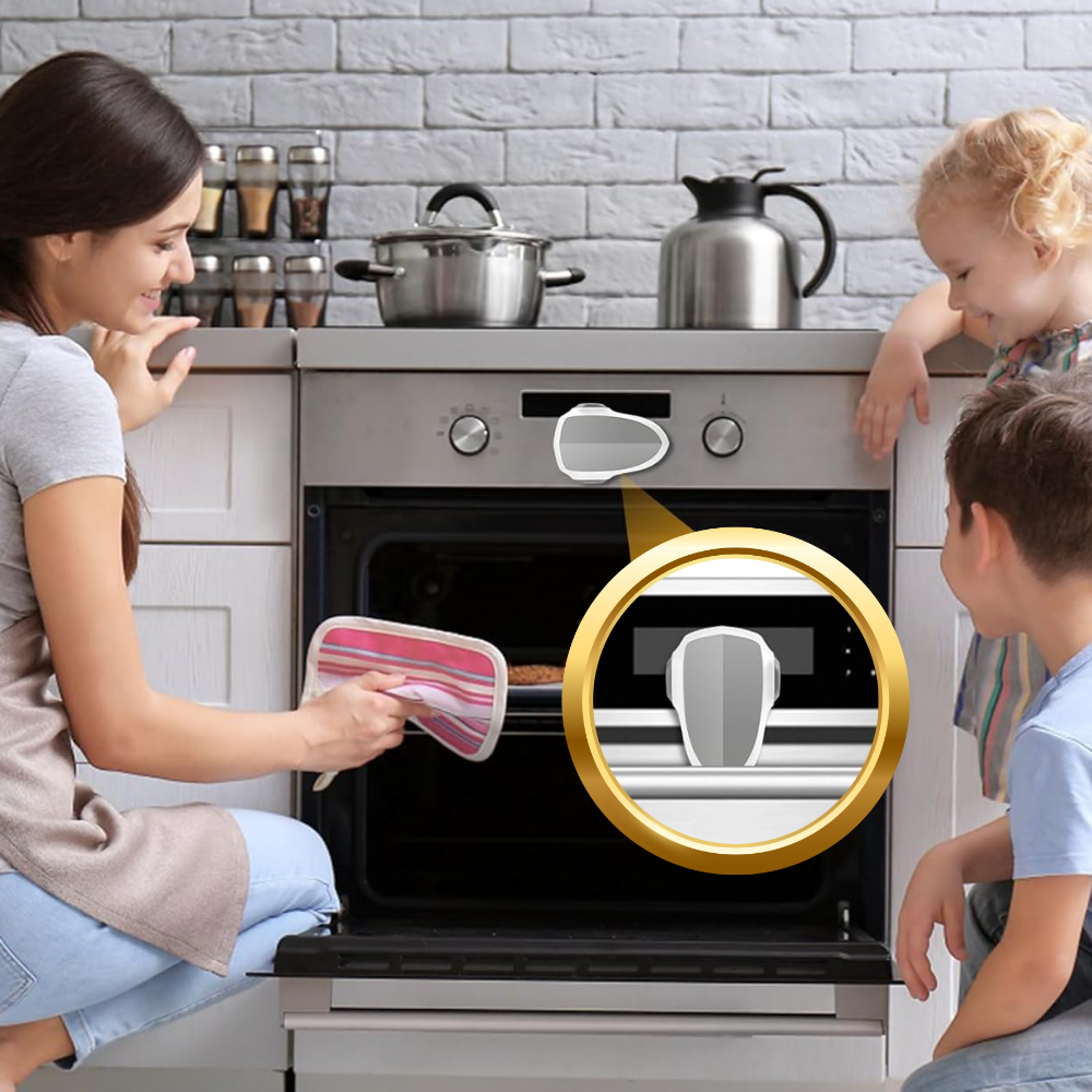 zabezpieczenie piekarnika blokada drzwi przed dziećmi mikrofali nicekids