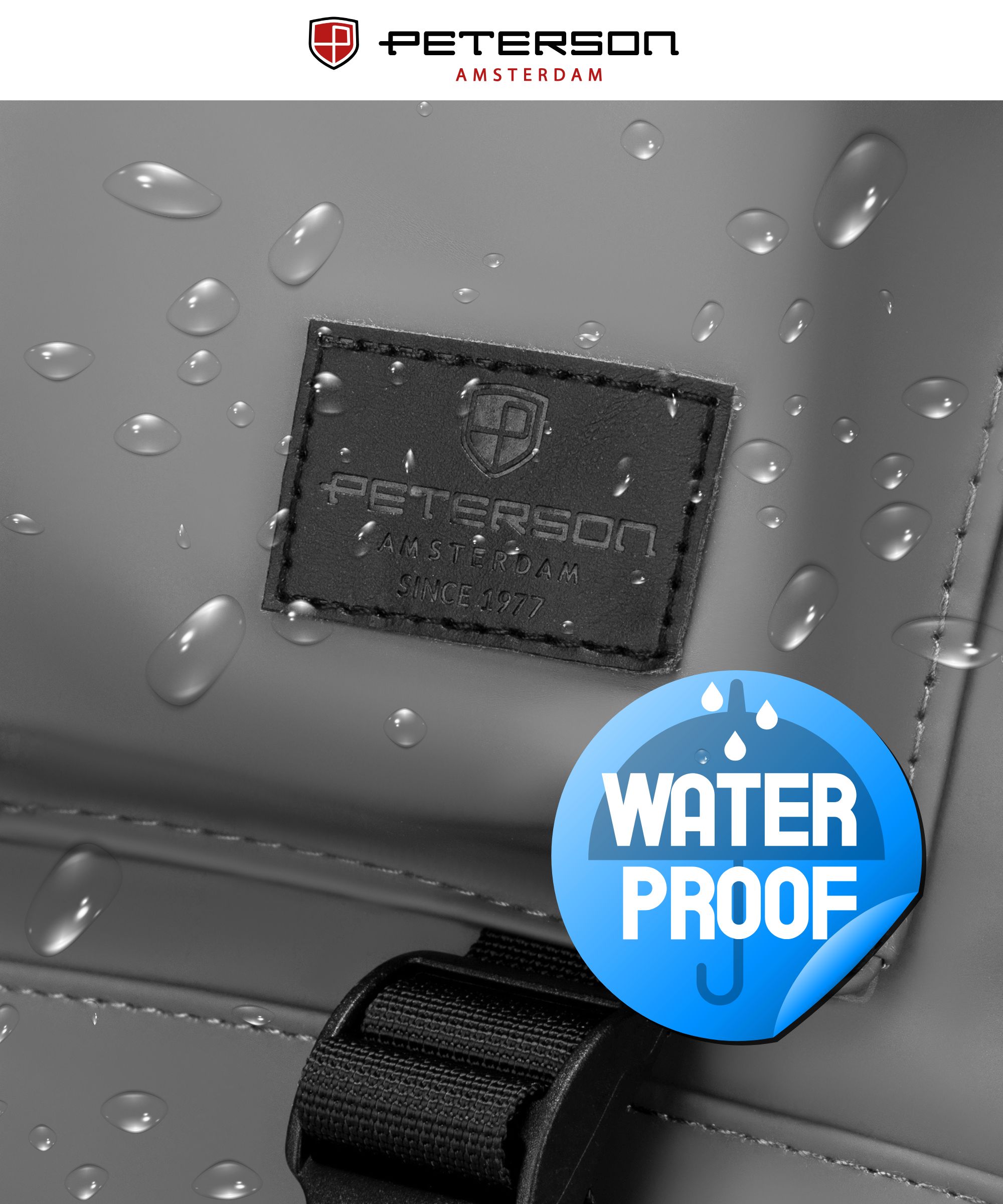 plecak miejski ptn nairobi-9121 gray