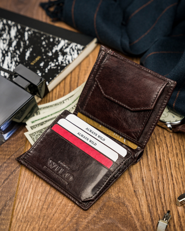 portfel męski skórzany n20197-vtk-d brown