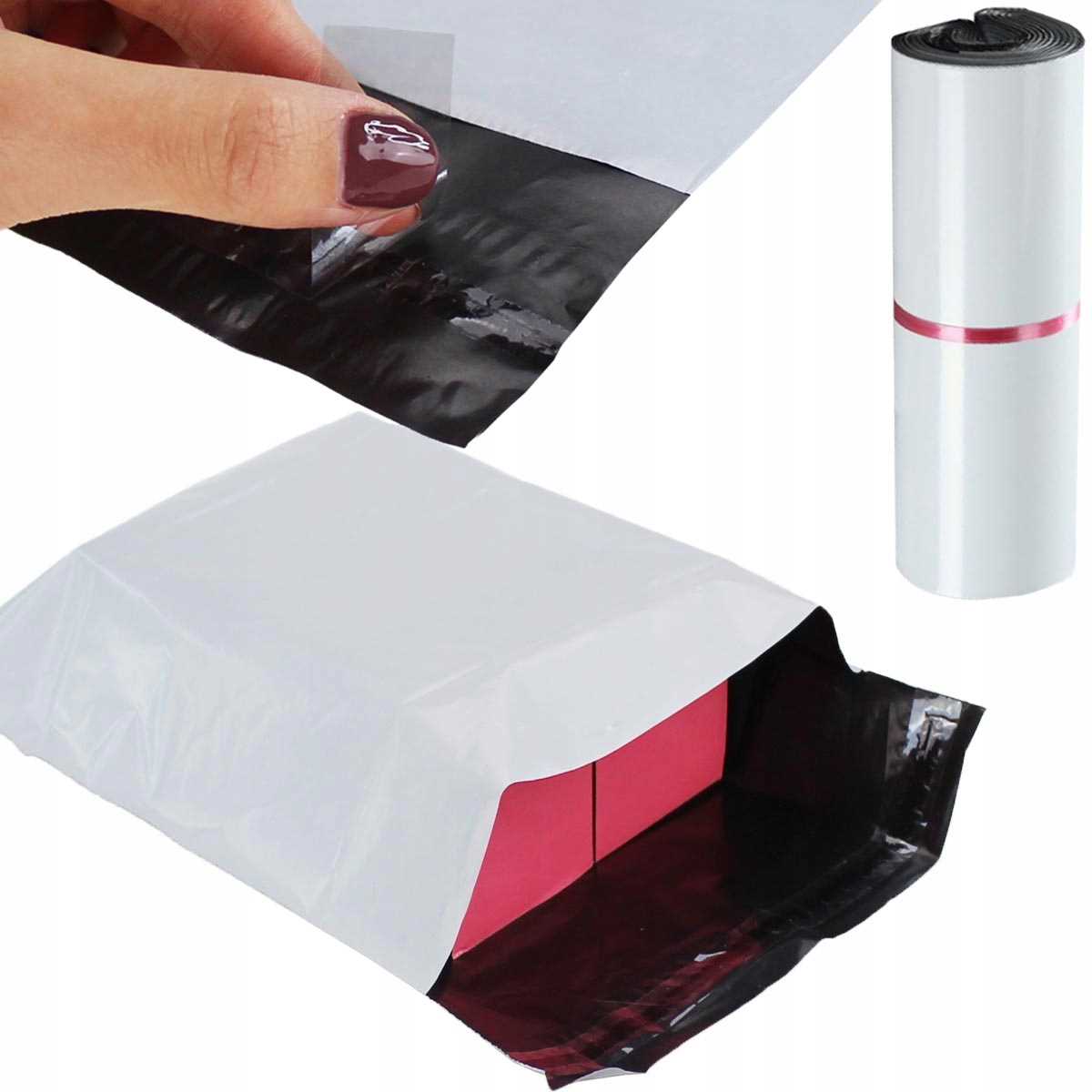 foliopaki kurierskie białe b4 260x350mm - 1000 szt.