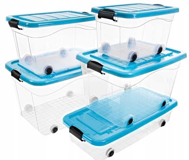 pojemnik roller box 20l, pokrywa turkus