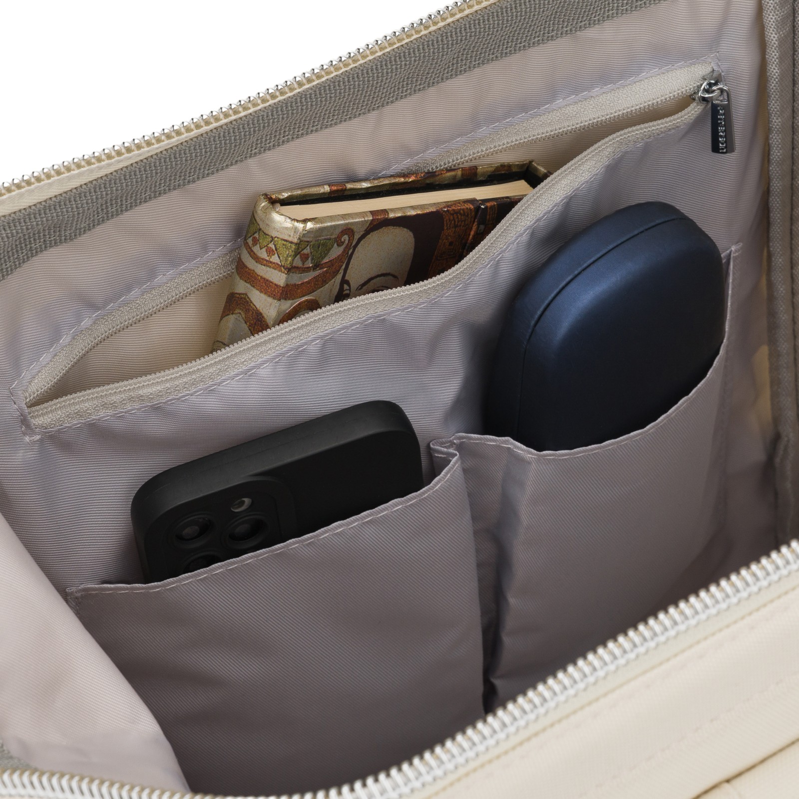 plecak materiałowy ptn beta-0350 ecru