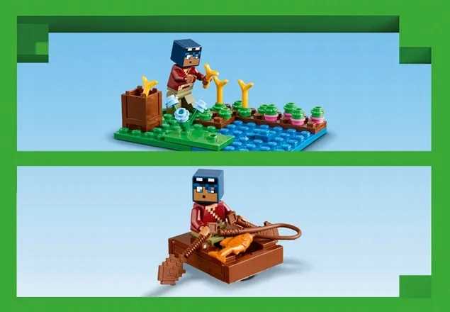 21256 - lego minecraft - żabi domek