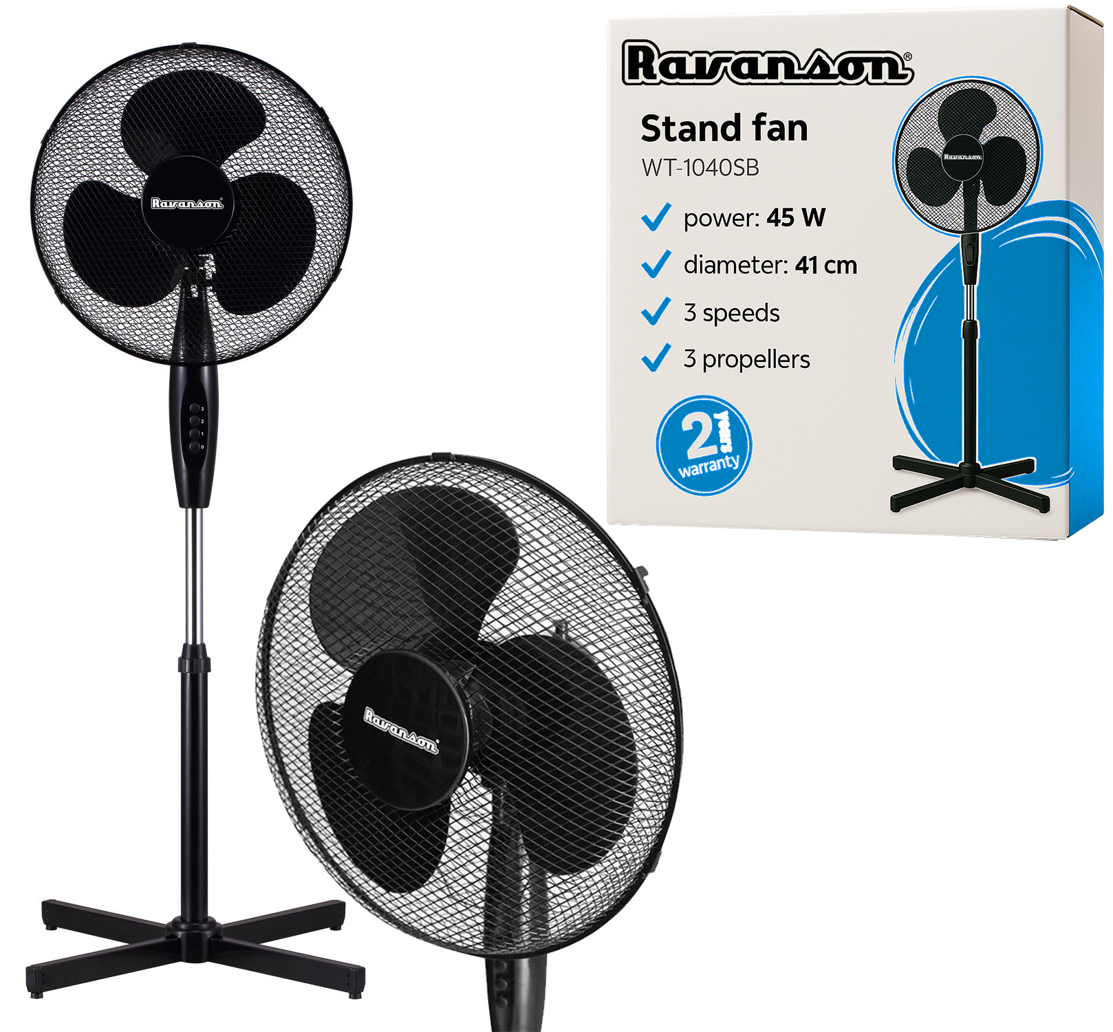 wentylator stojący ravanson wt-1040sb