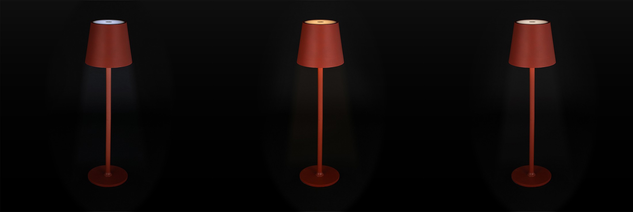 lampa led stołowa 38,5 cm bezprzewodowa 3 tryby dotykowa lampka nocna usb-c