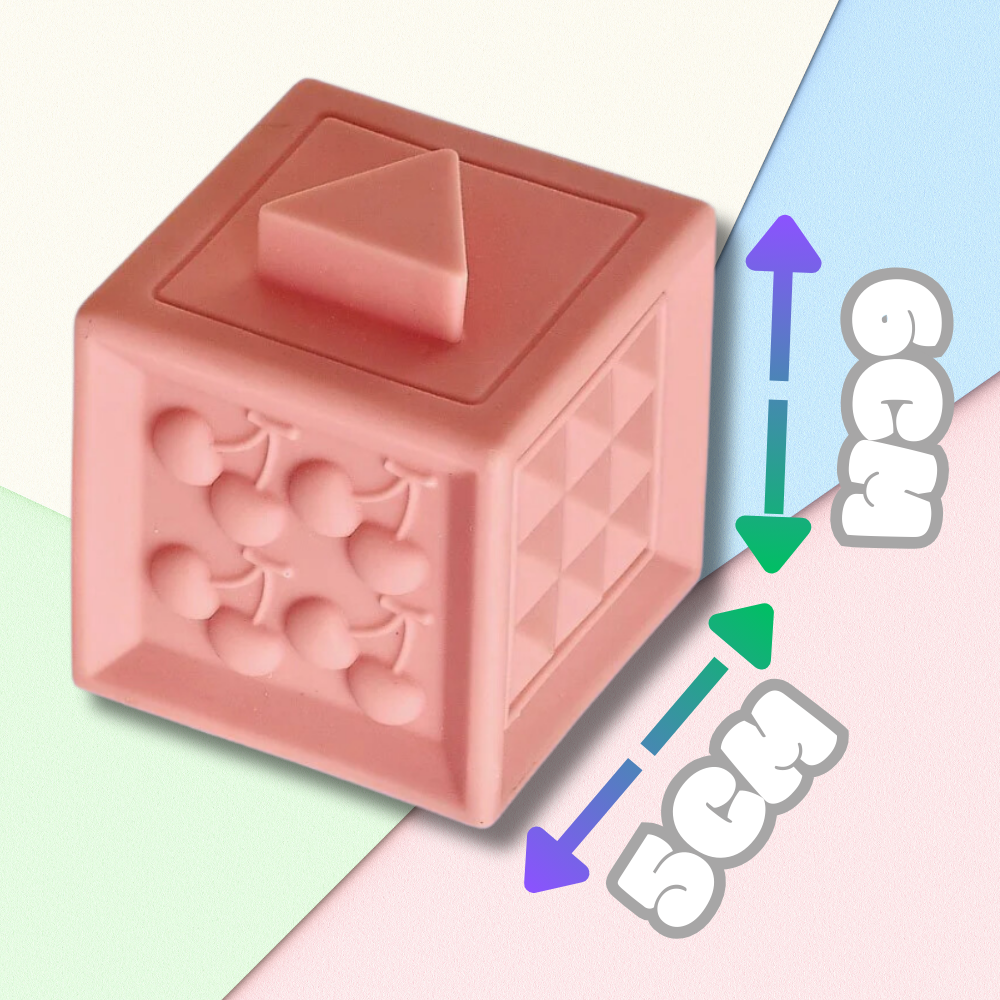 miękkie kreatywne klocki sensoryczne dla niemowląt dzieci funkcja gryzaka