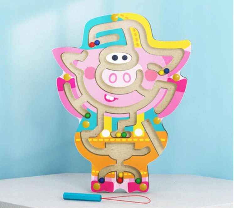 drewniany labirynt świnia jhtoy-312