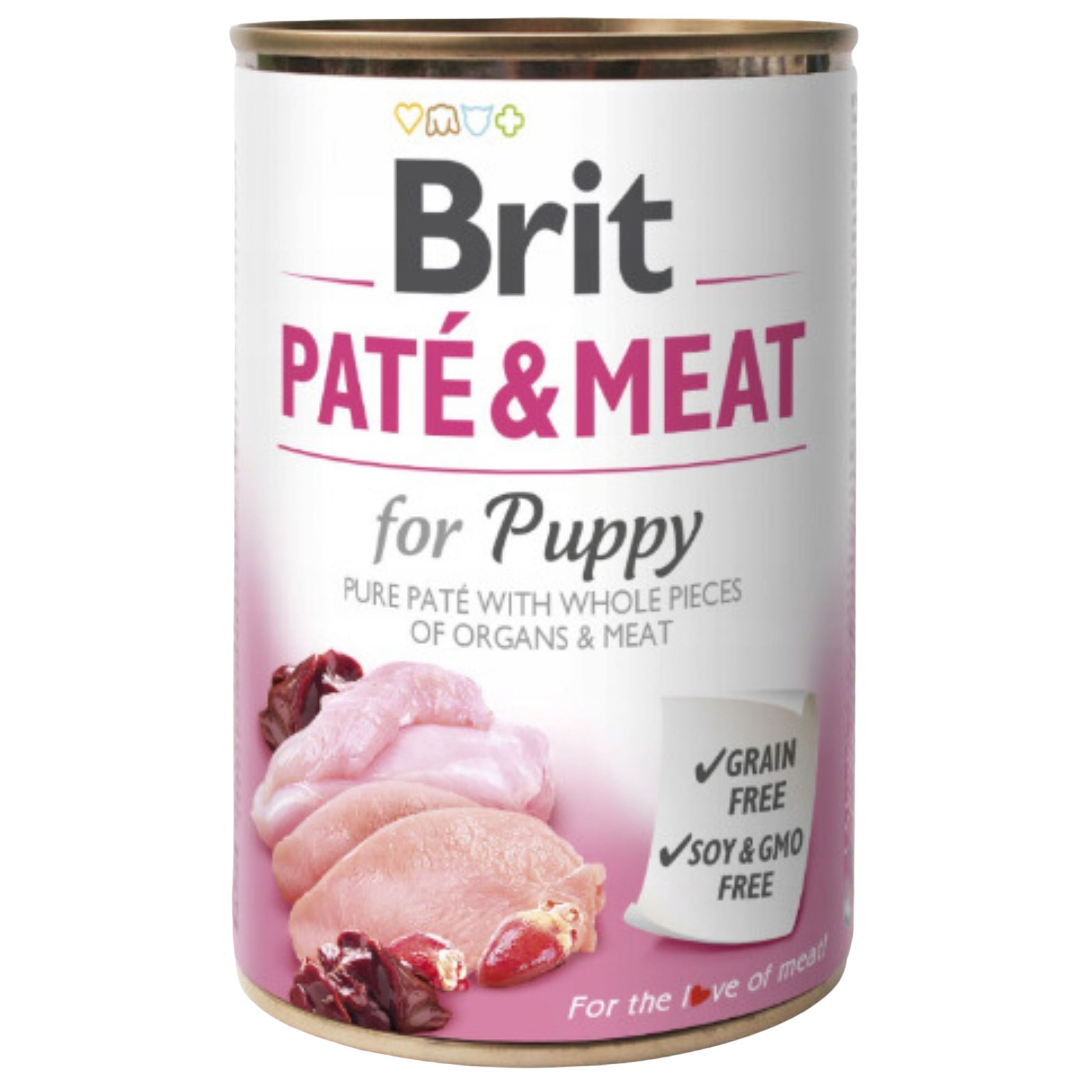 mokra karma dla psa brit pate & meat puppy 400 g indyk i kurczak szczenięta