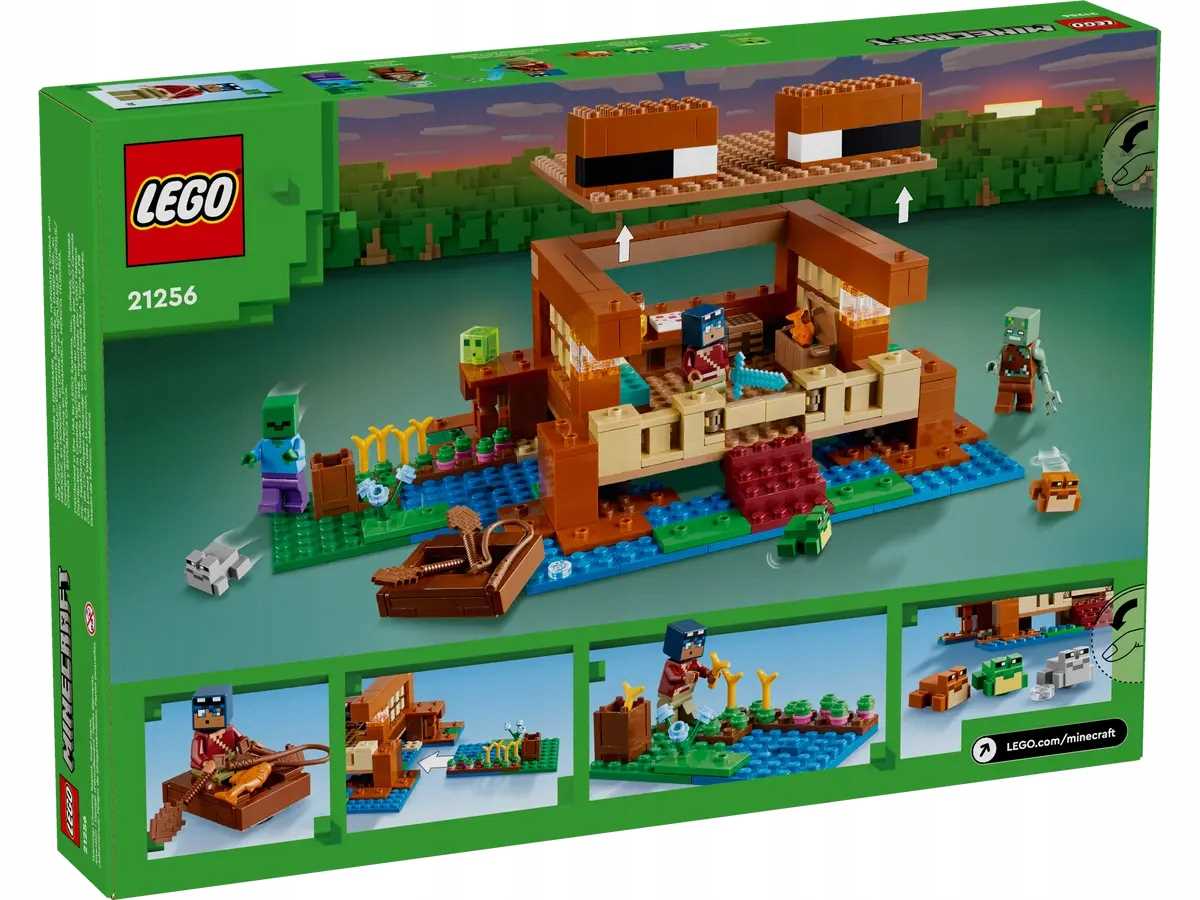 21256 - lego minecraft - żabi domek