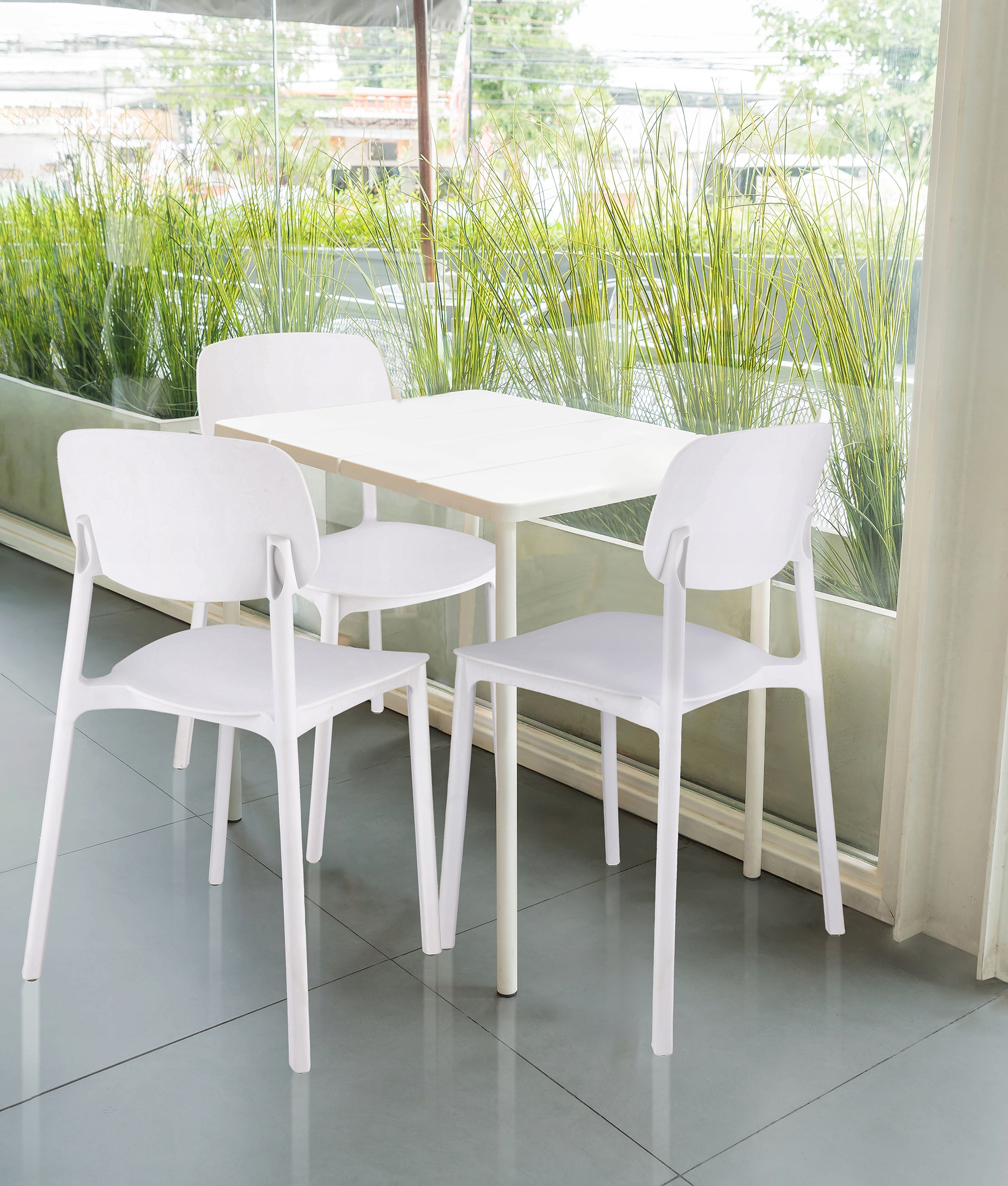 4 x krzesło lara białe