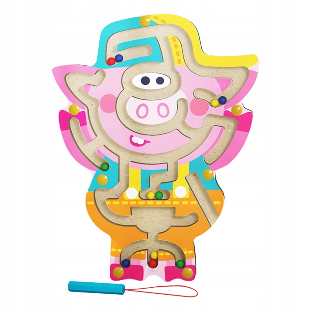 drewniany labirynt świnia jhtoy-312