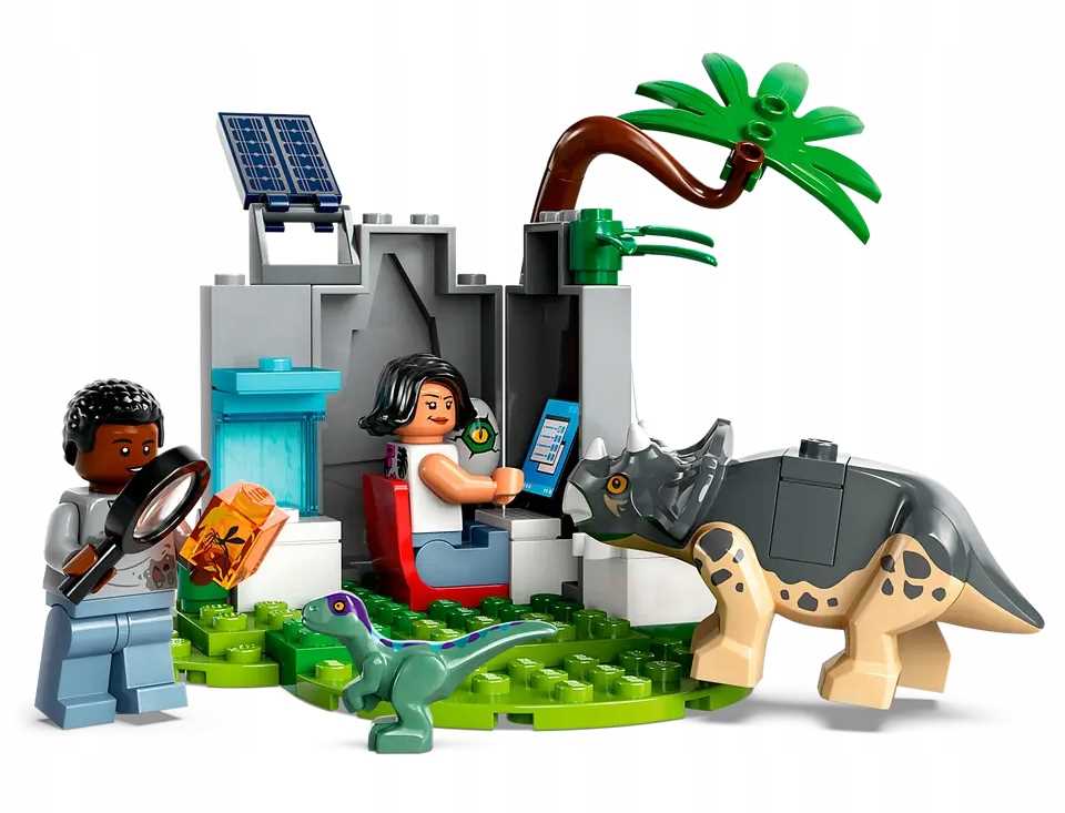 76963 - lego jurassic world - centrum ratunkowe dla małych dinozaurów