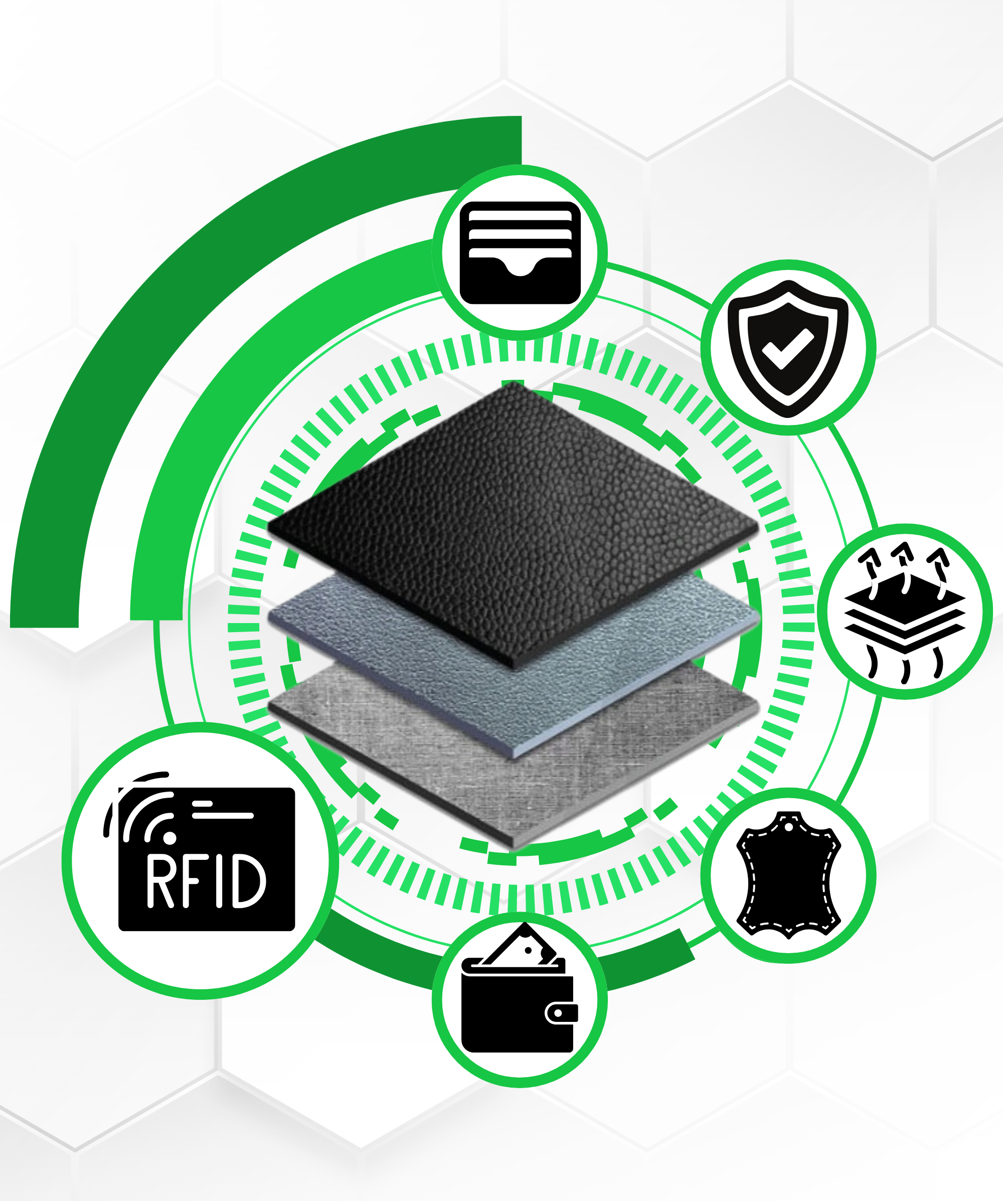 portfel damski skórzany ptn ph24-lfl-7049 green