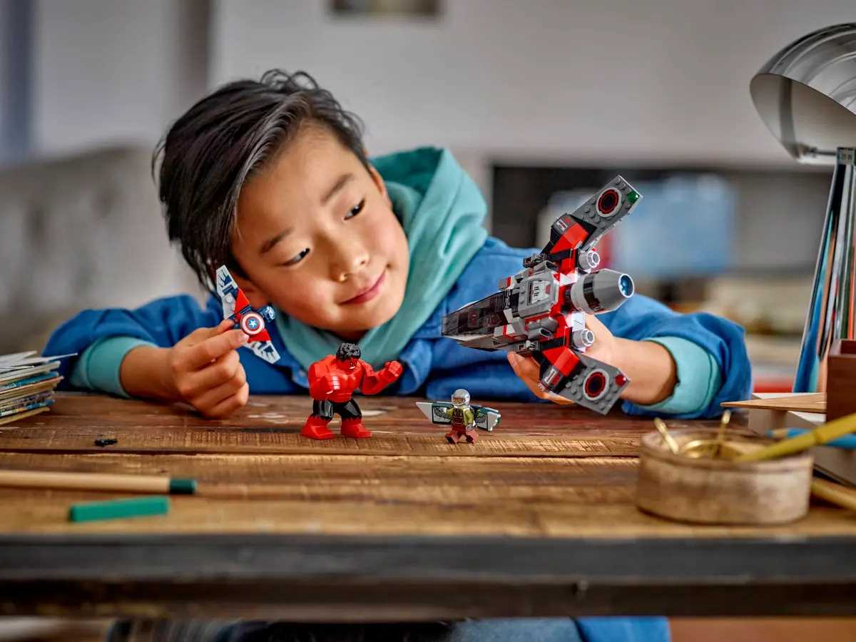 76292 - lego super heroes - kapitan ameryka kontra czerwony hulk — bitwa