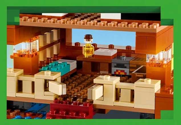 21256 - lego minecraft - żabi domek