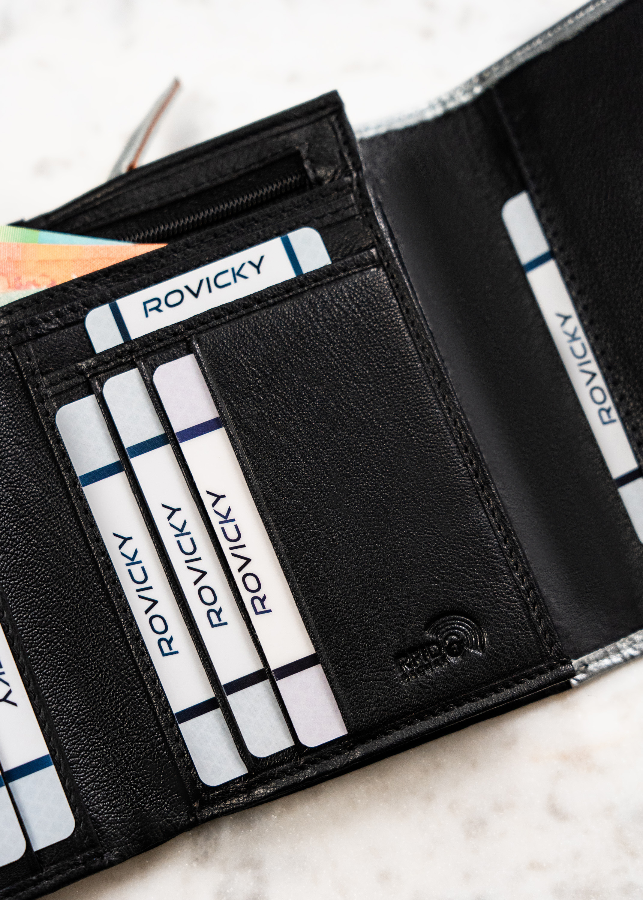 portfel damski sk. rv-3412-sla-4903 silver-black