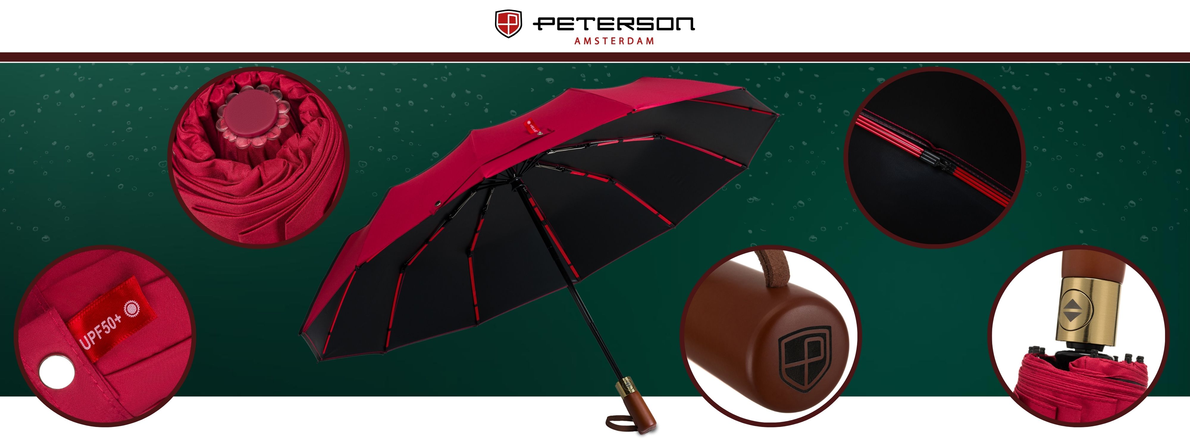 parasolka ptn umb-01t-6102 red