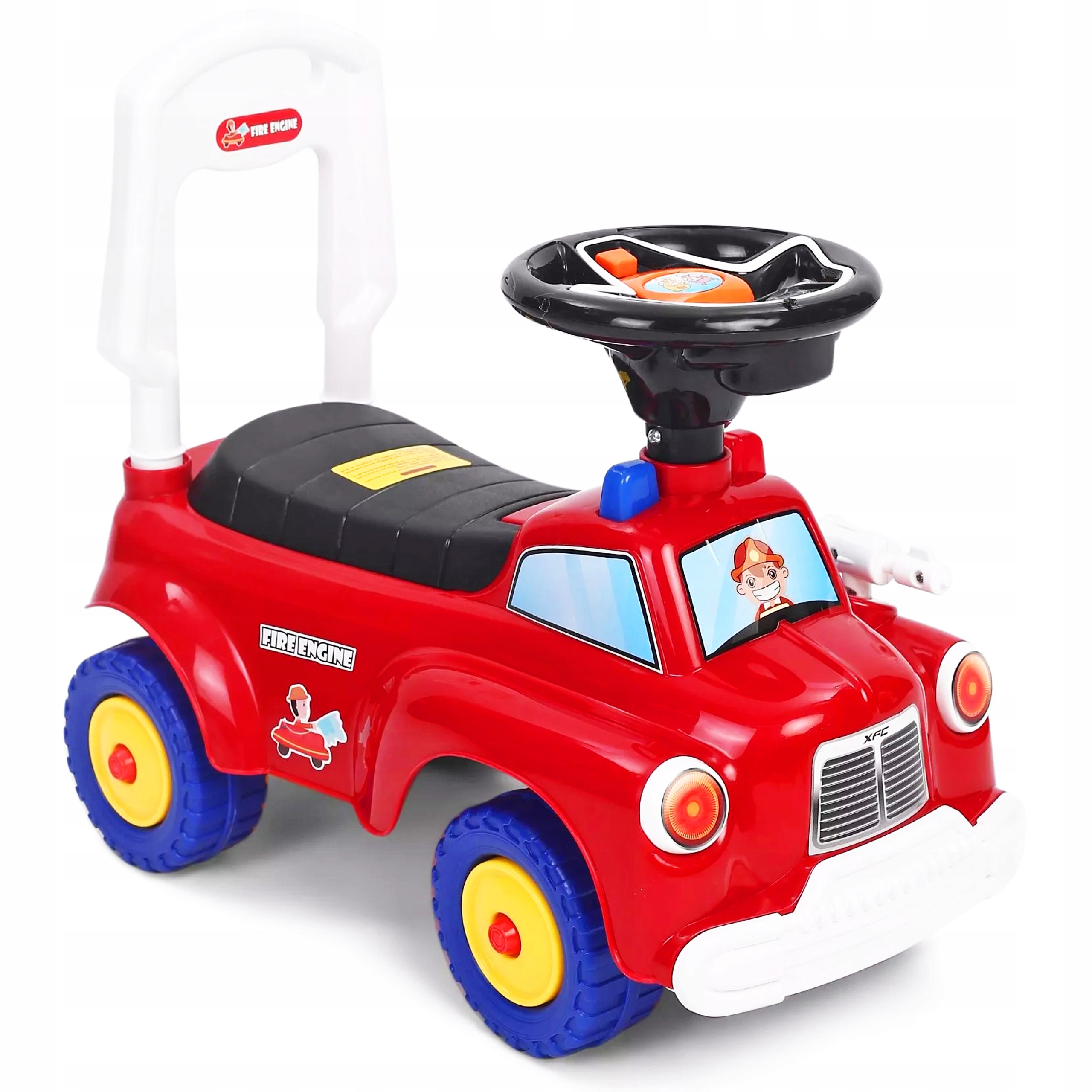 jeździk straż czerwony  7658