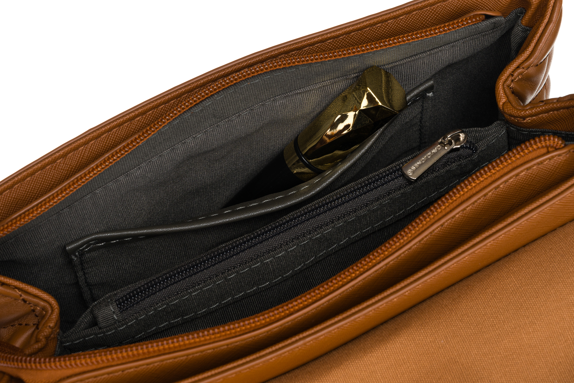 torebka damska 6835-1 cognac