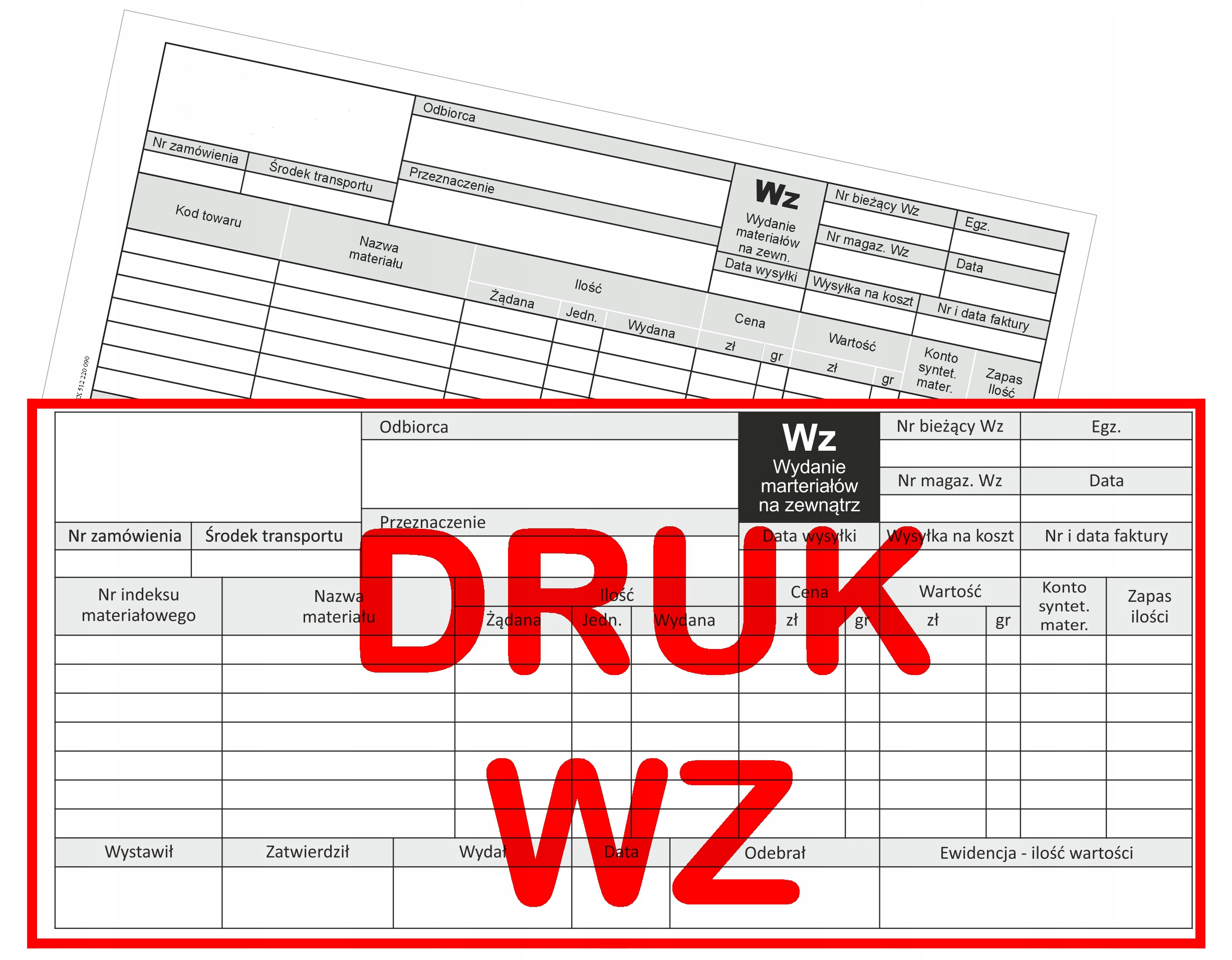 wz - wydanie na zewnątrz 1/3 a4